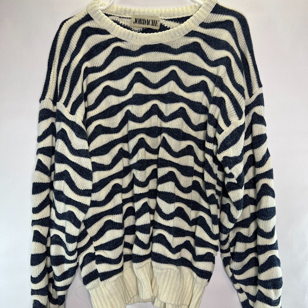 Vintage Jordache Swirl Sweater  M/L